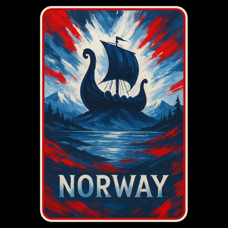 Norway Landscape Flags Design
