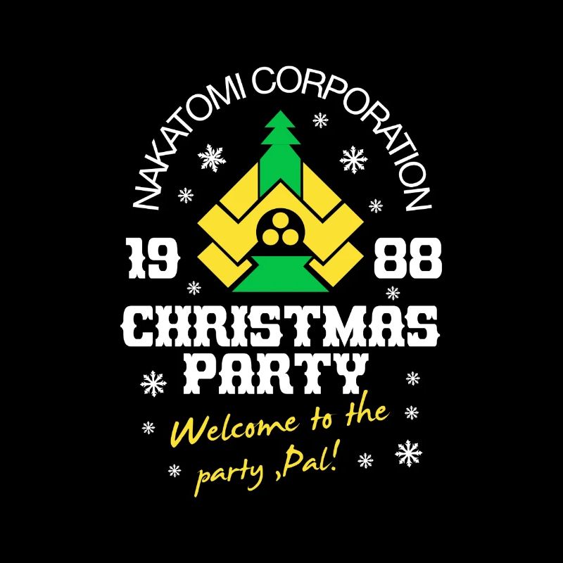 Fête de Noël Nakatomi - Conception de film drôle