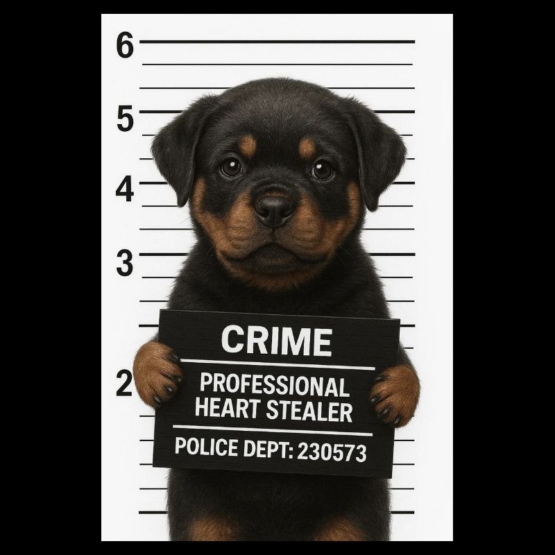 Chiot Rottweiler – cœur volé