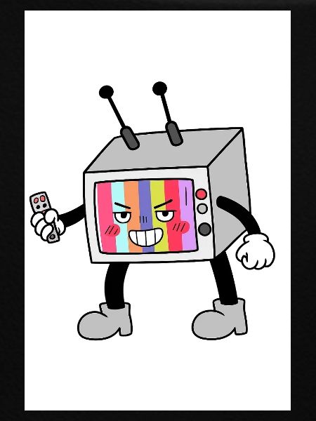 Bunter TV-Roboter
