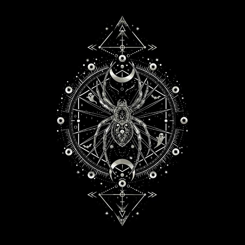 Mystic Spider Mandala – Esoteric Halloween
