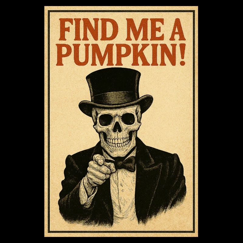 Skeleton vous veut – Trouvez-moi une citrouille !
