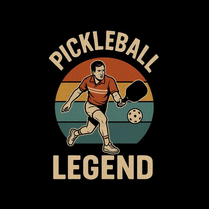 Pickleball Legende Retro