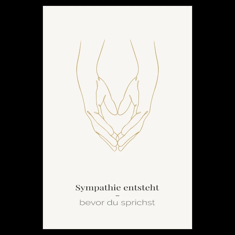  Sympathie entsteht – bevor du sprichst
