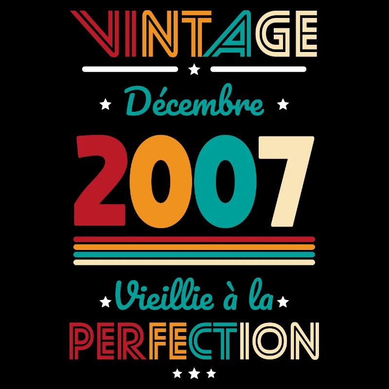 Anniversaire 18 ans - Vintage - Décembre 2007