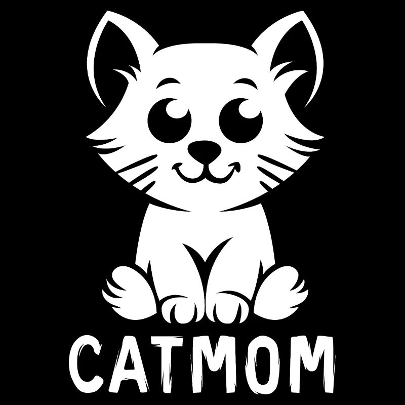 Mignon chat maman chat motif