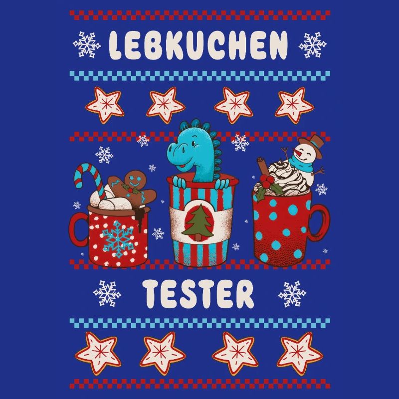 Testeur de pain d’épices de Noël avec Dino