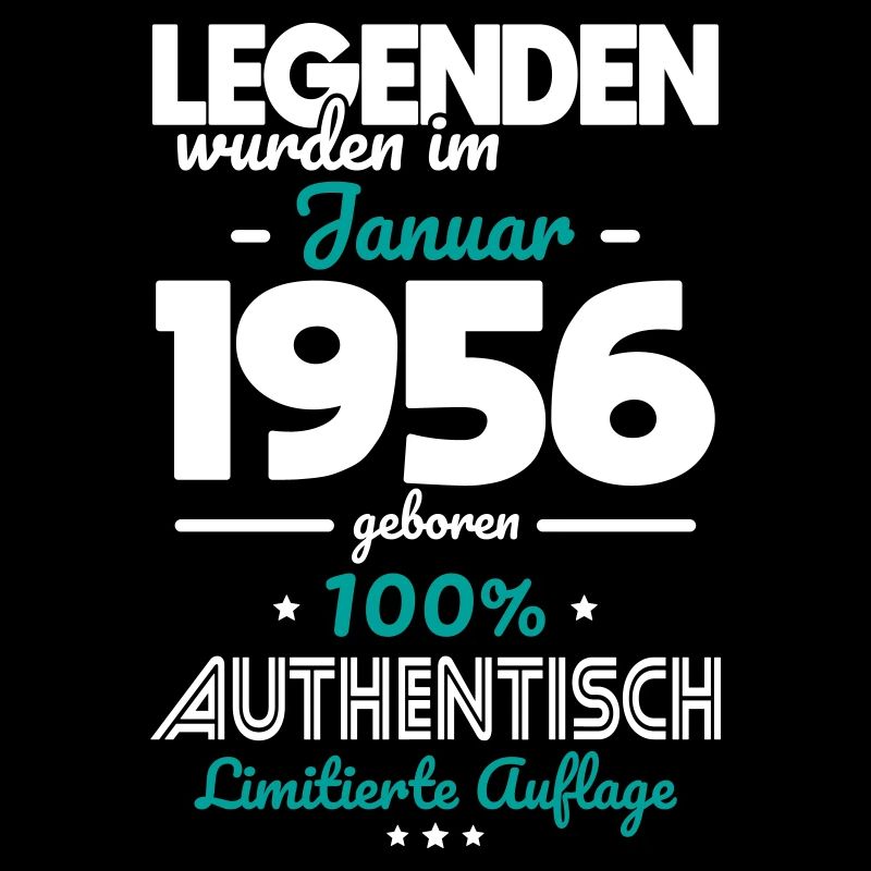 70th Birthday - Legends were created in January 1956