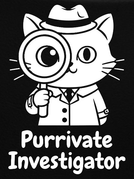 Purrivate Ermittler Katzchen