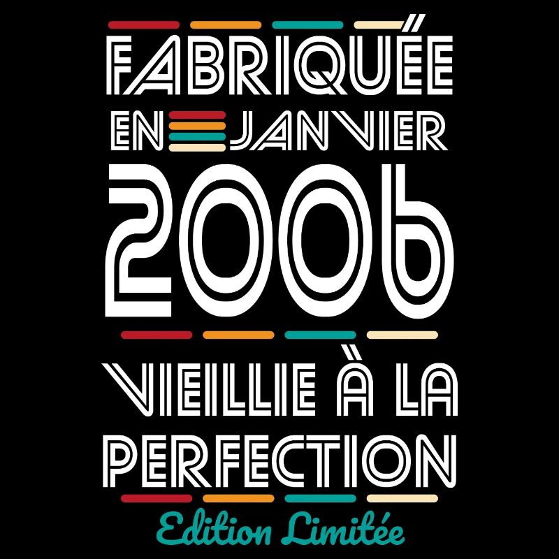 Anniversaire 20 ans - Fabriquée en Janvier 2006