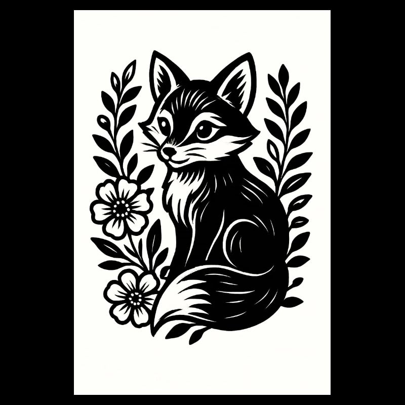 Fuchs im Blütenreigen