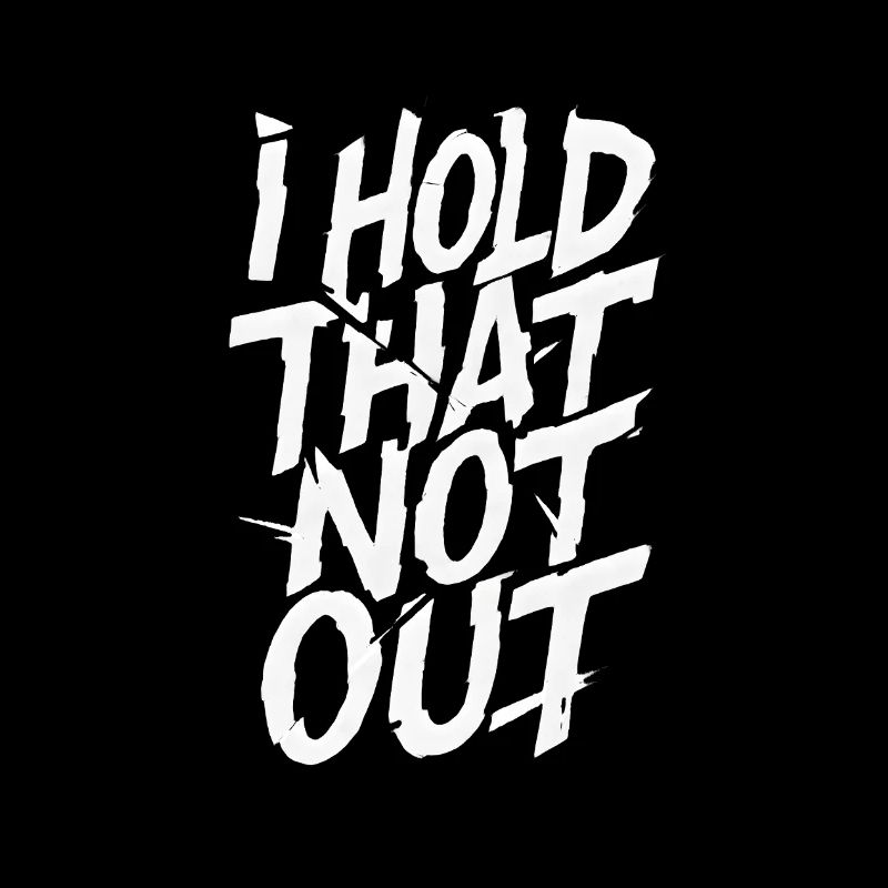 Denglisch Lustig I Hold That Not Out