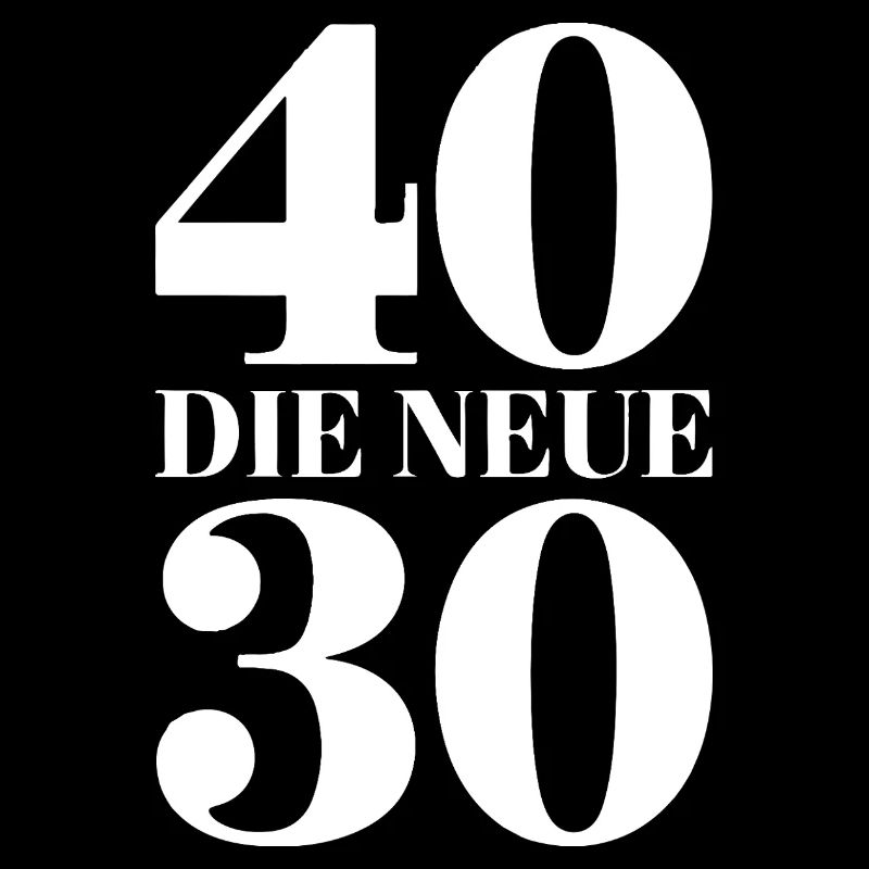 40 Die Neue 30 Typo Kontrast
