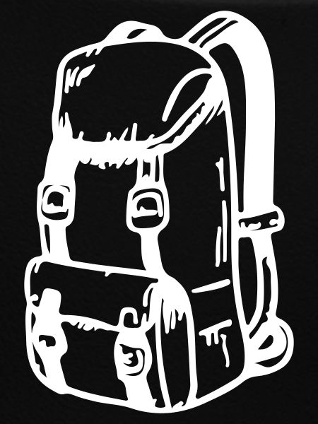 Backpack Symbol Camping Travel