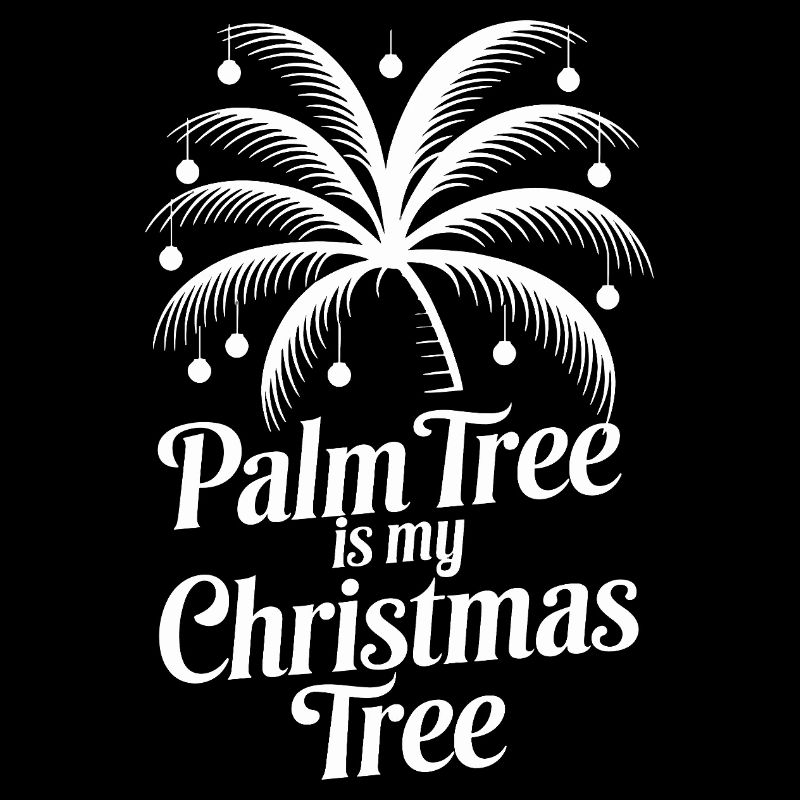Le palmier est mon sapin de Noël tropical