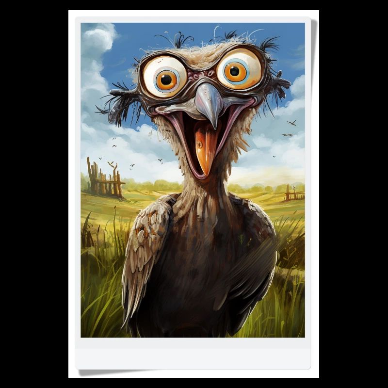 Vogel im Feld Vierrätsel