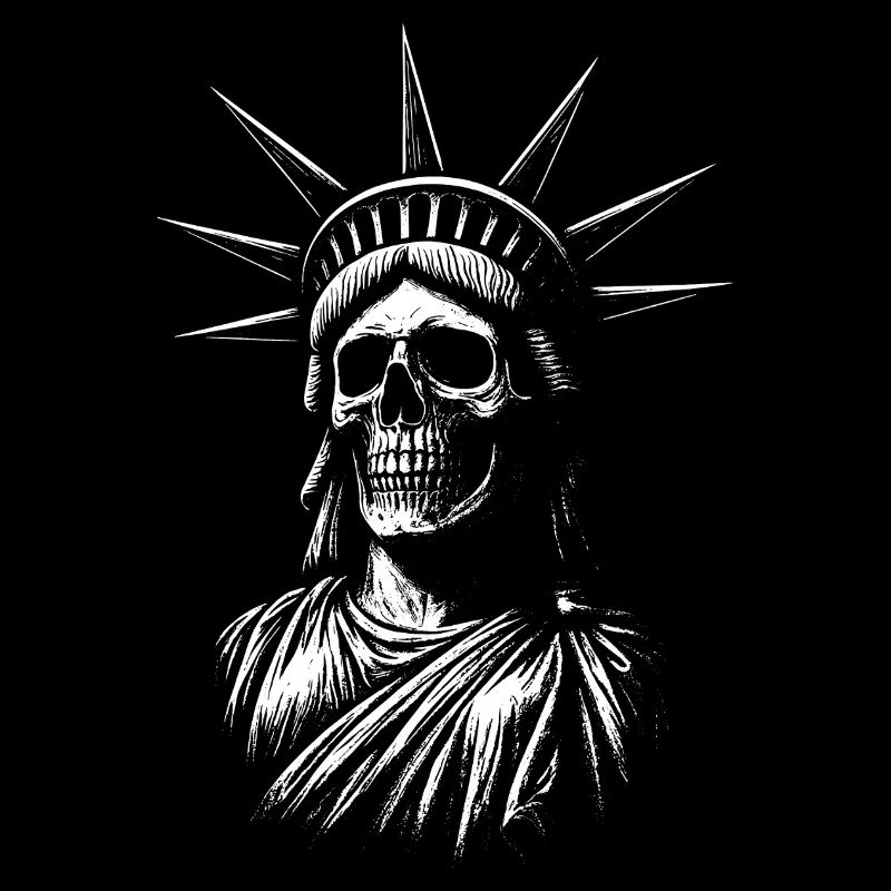 Couronne de crâne de la statue de la Liberté