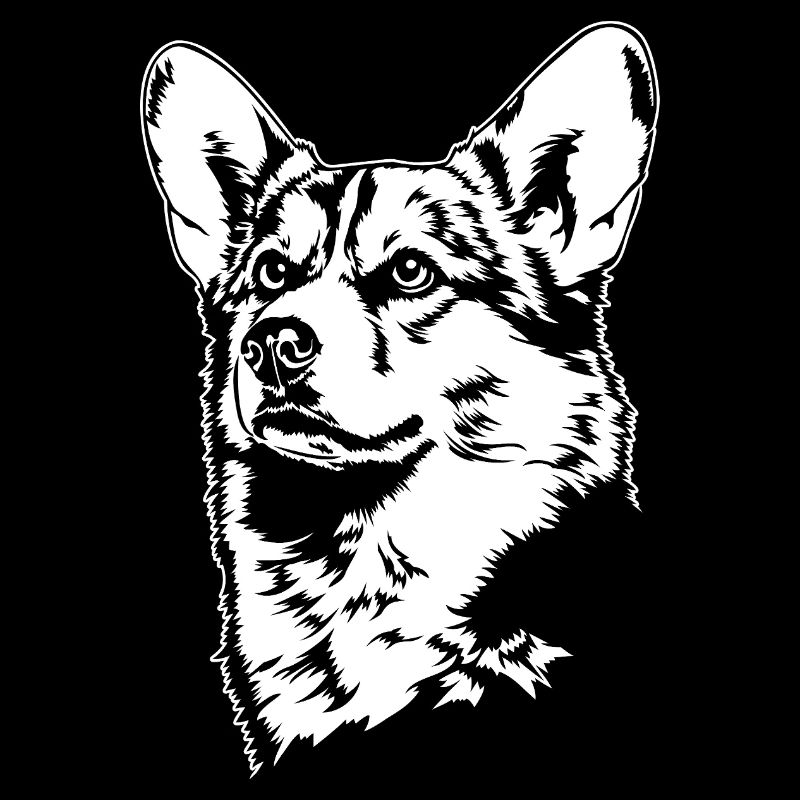 Corgi Pembroke Portrait de Chien Wilsigns