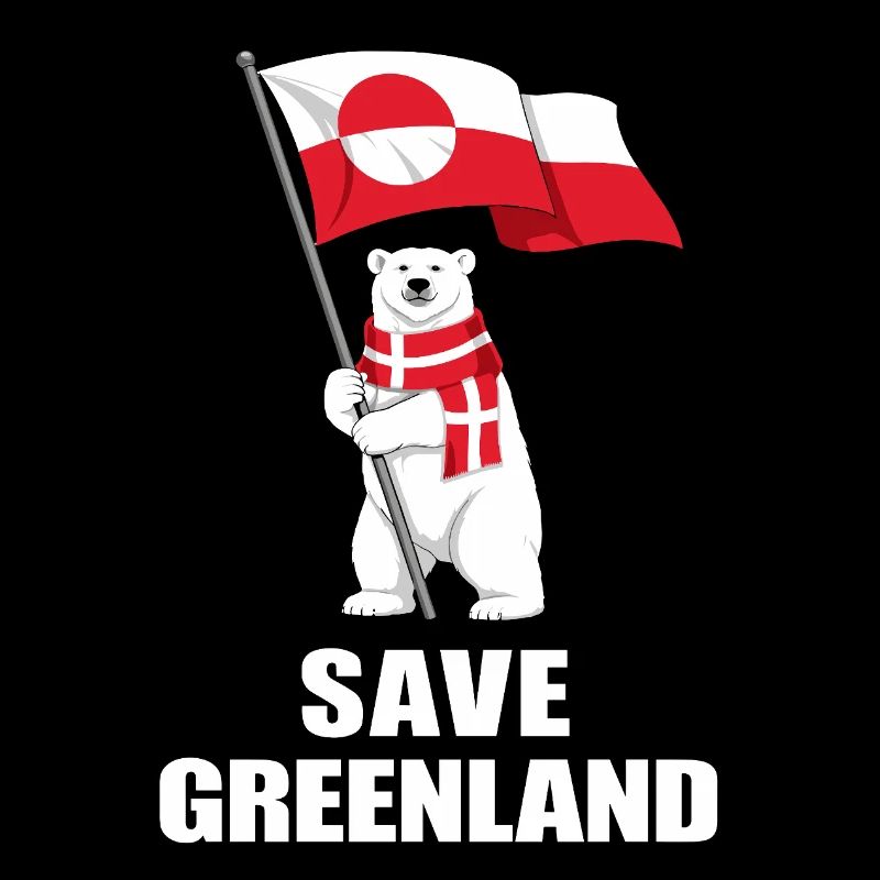 Polar Bear Flag Save Greenland