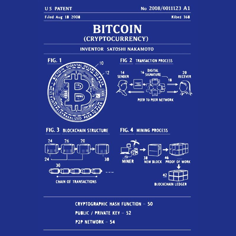 Bitcoin-Schema: Krypto-Flussdiagramm