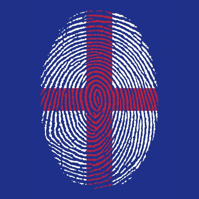 Empreinte digitale du drapeau anglais