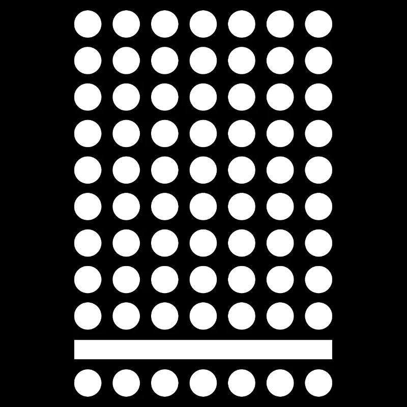 Monochrome Polka Grid Tee