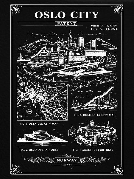 Oslo Stadt: Skyline & Hafenboote