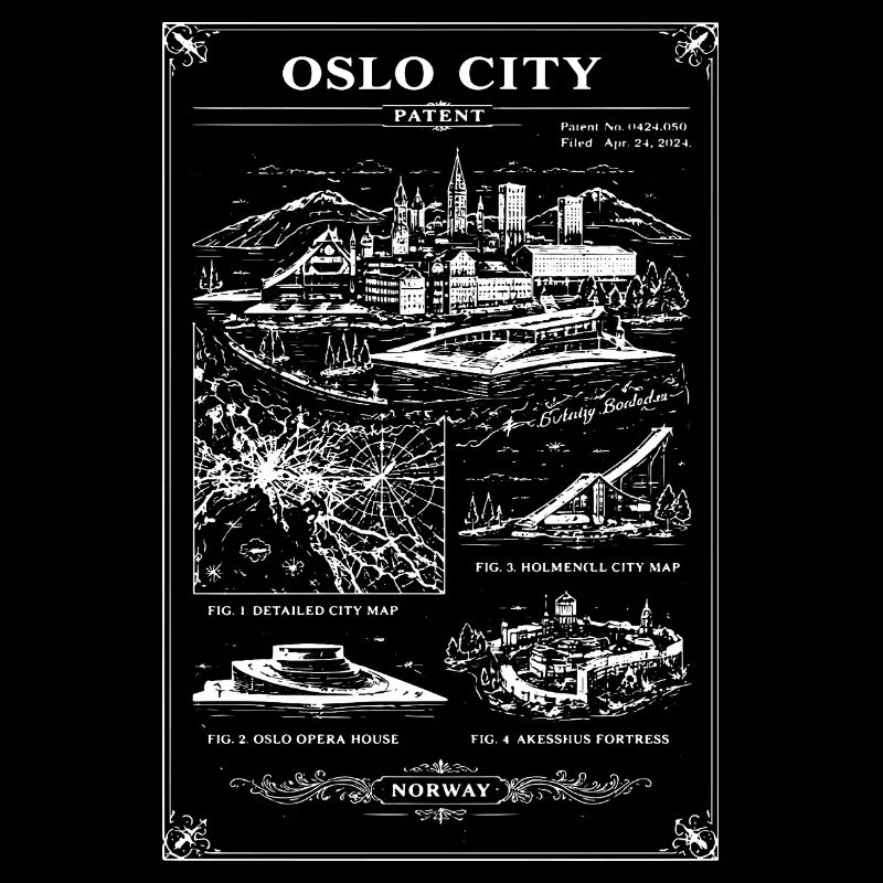 Oslo Stadt: Skyline & Hafenboote