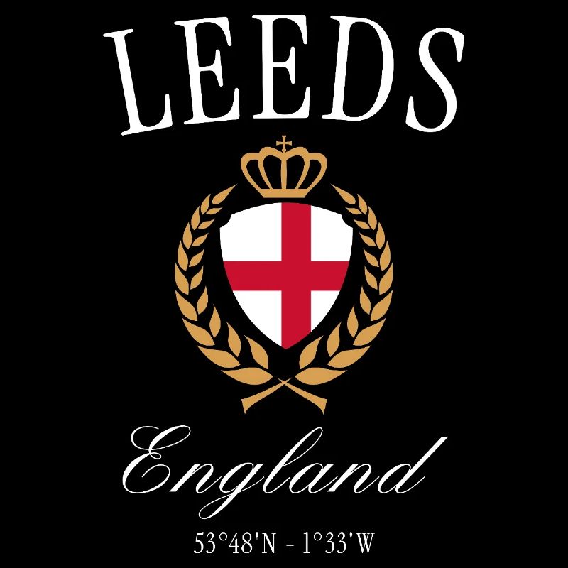 Leeds England Wappen Krone – Reise Souvenir