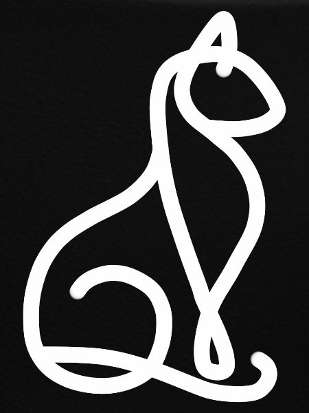 Minimalist Cat