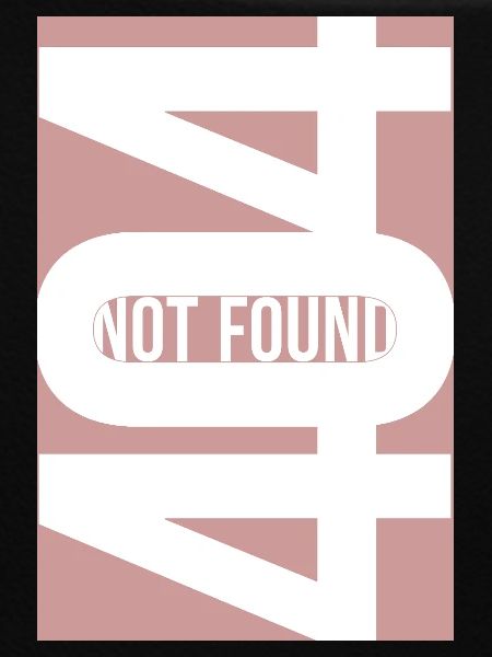 404 Not Found - Dusty Rose