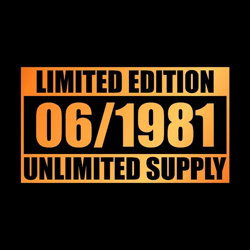 44e anniversaire Édition limitée - ꝏ Approvisionnement 06/1981