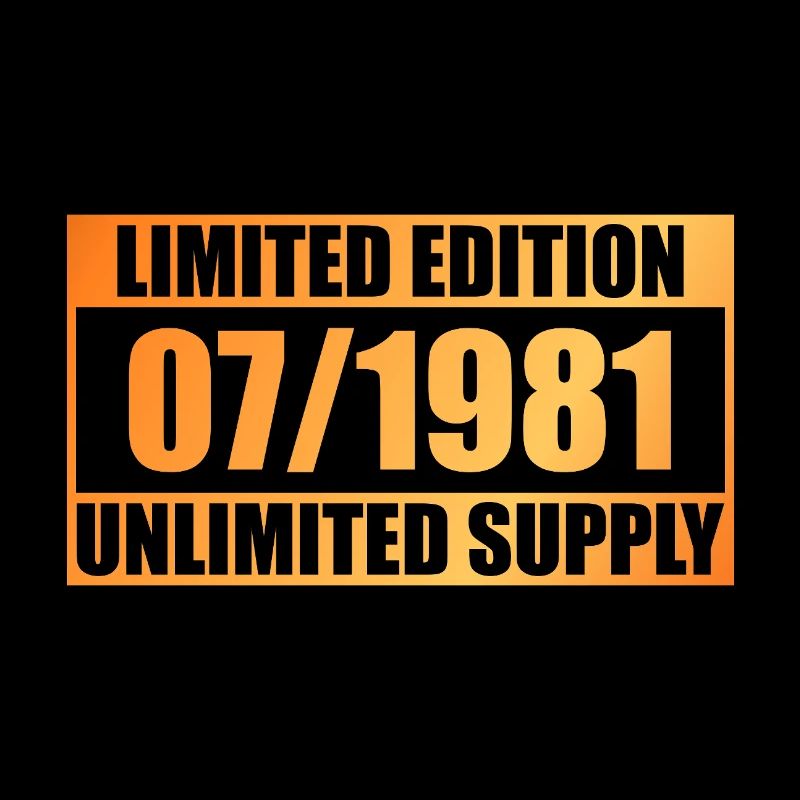 44e anniversaire Édition limitée - ꝏ Approvisionnement 07/1981