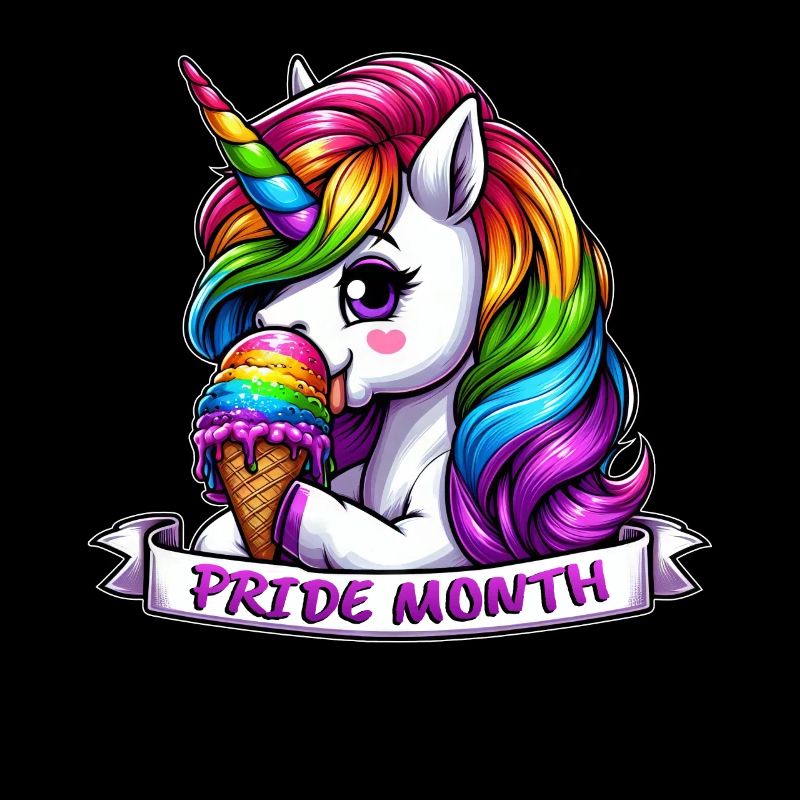 LGBTQ Pride Monat Einhorn Regenbogen Toleranz