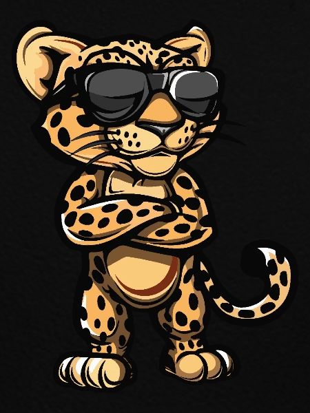 Leopard Cool Comic