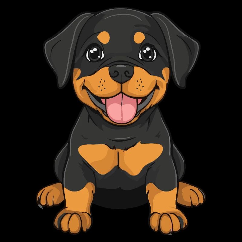 Chien Rottweiler Mignon