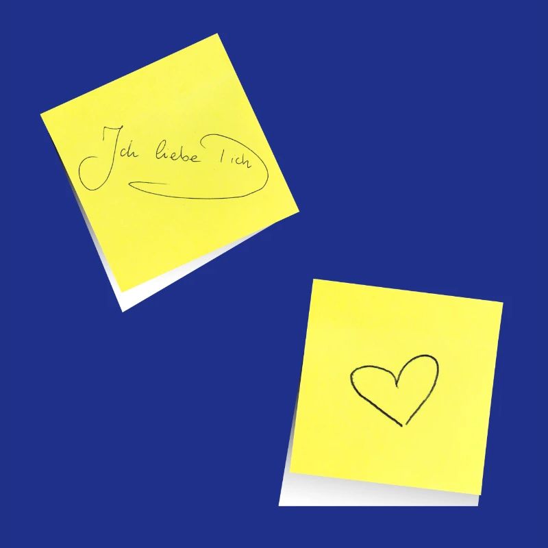 I love you, notepad, sticky note, note