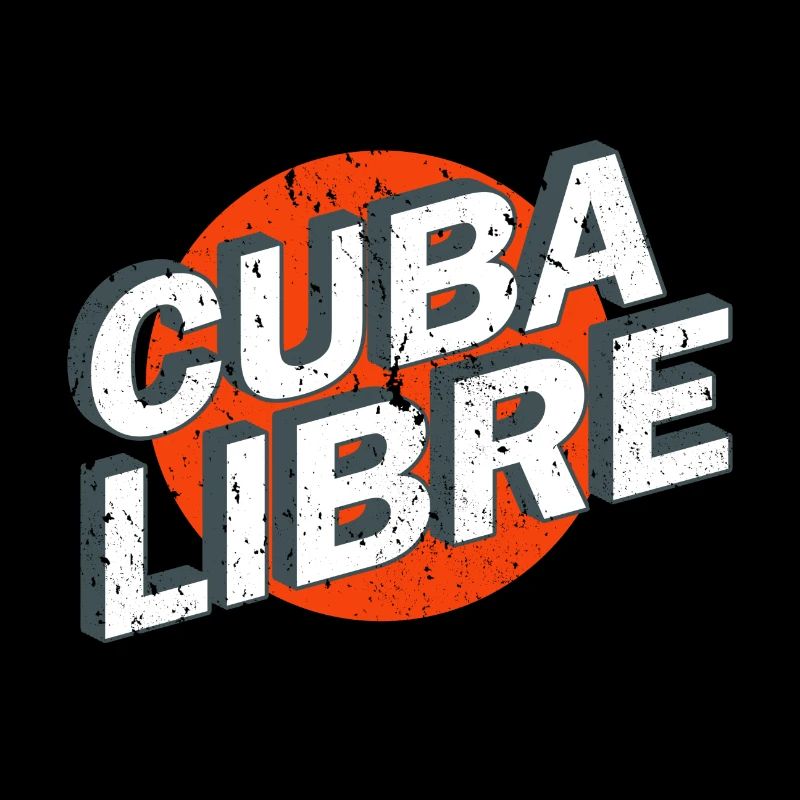 Cuba Libre Retro Poster