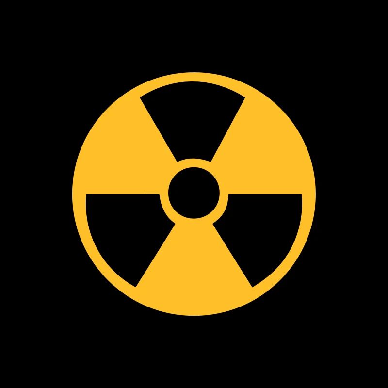 rond noir timbre danger avertissement attention