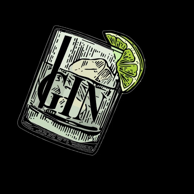 GINie (jeu de mots génial, blague de mots) Gin and Tonic