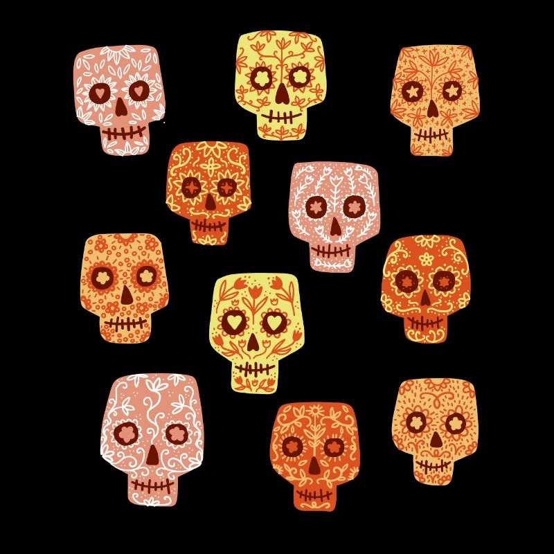 Dia de los Muertos Skull