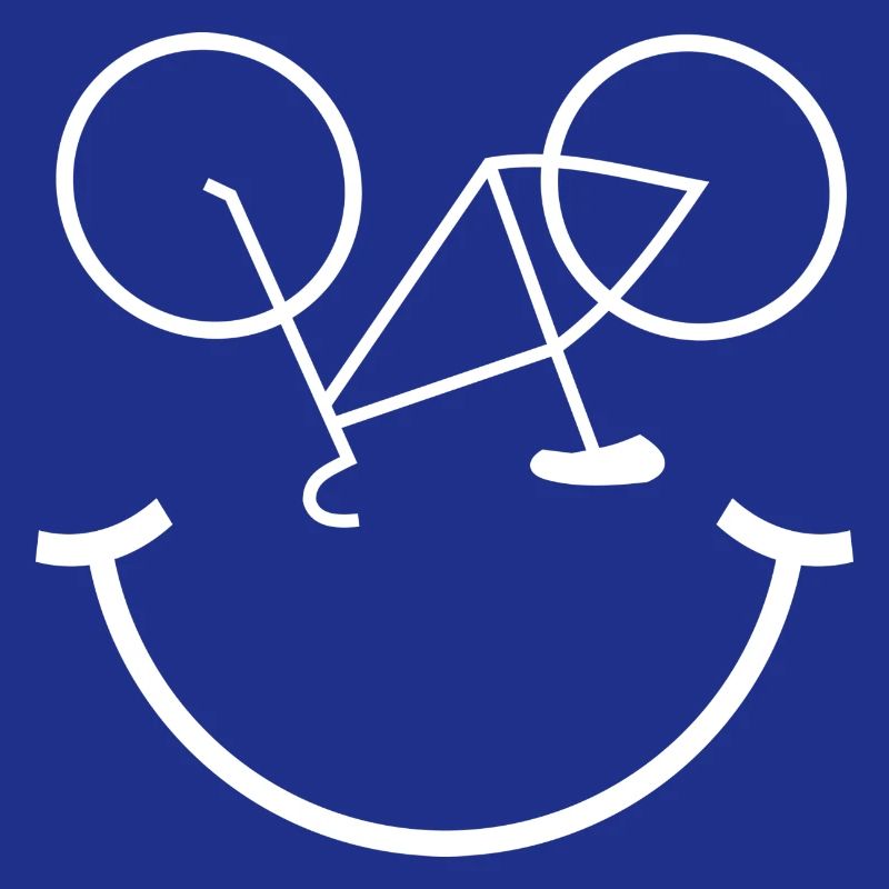 Bicycle smile cyclist sport gift idea