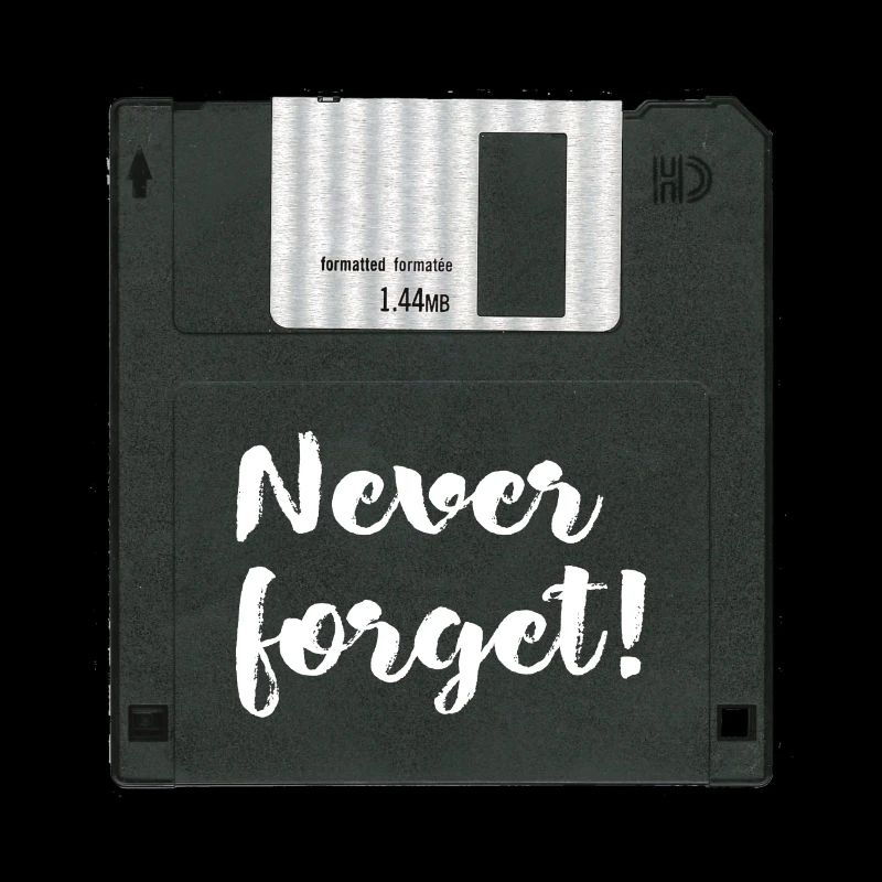Diskette Never Forget Shirt