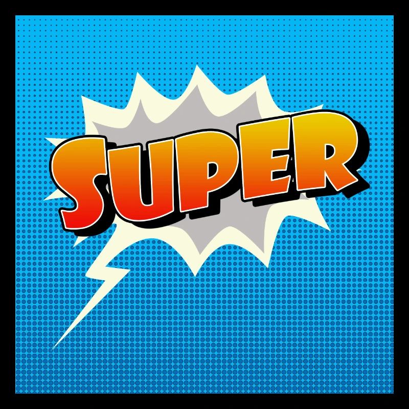 Super Comic Lettering Symbol