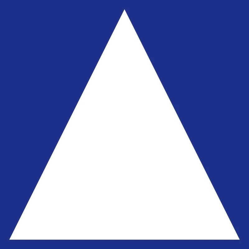 Triangle blanc
