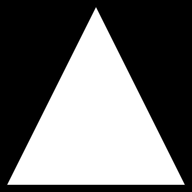 Triangle blanc
