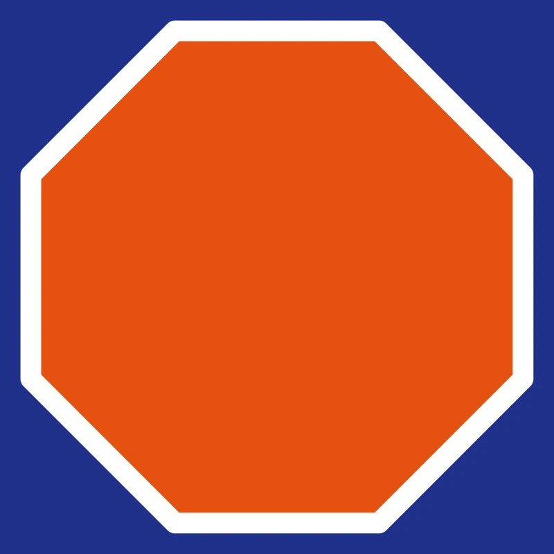 Stop Schild Vorlage Design Symbol Muster Pattern