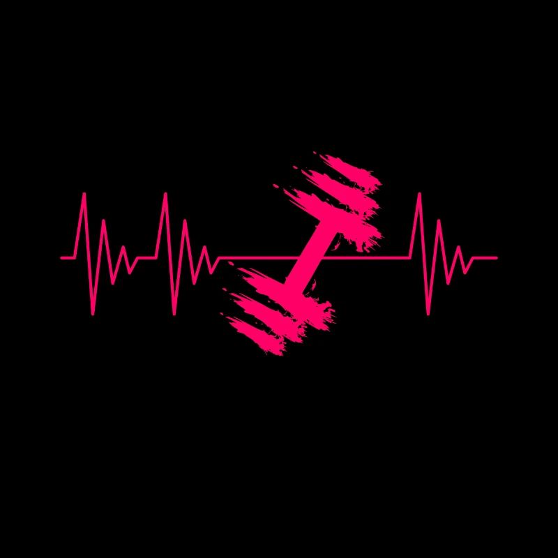 ECG de battement de coeur d'haltère