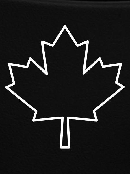 Maple leaf outline
