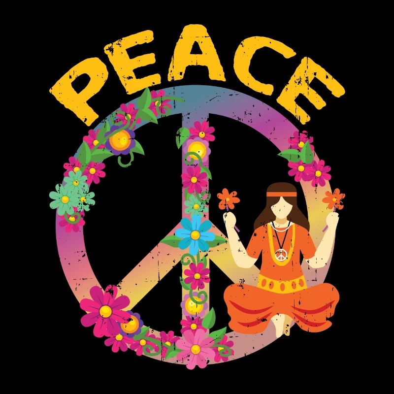 Hippie Vredes- | Namaste Hippies Vredesgeschenken